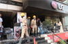 Fire mishap in LG Showroom, goods worth lakhs gutted
